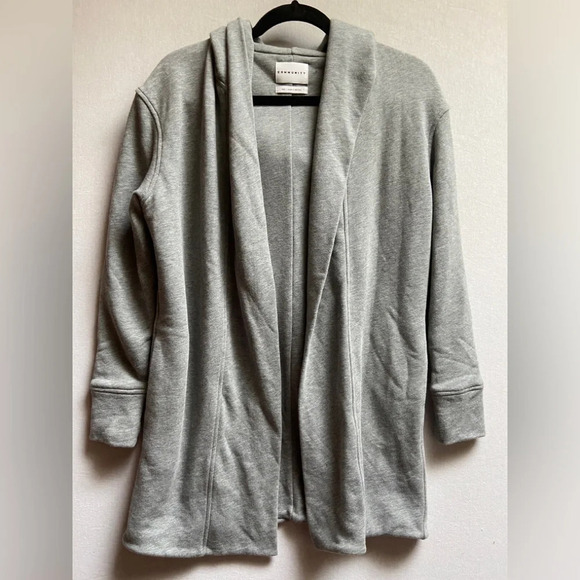 Community Aritzia double lined cotton hooded jacket oversize cardigan Sz  XXS - Picture 1 of 10